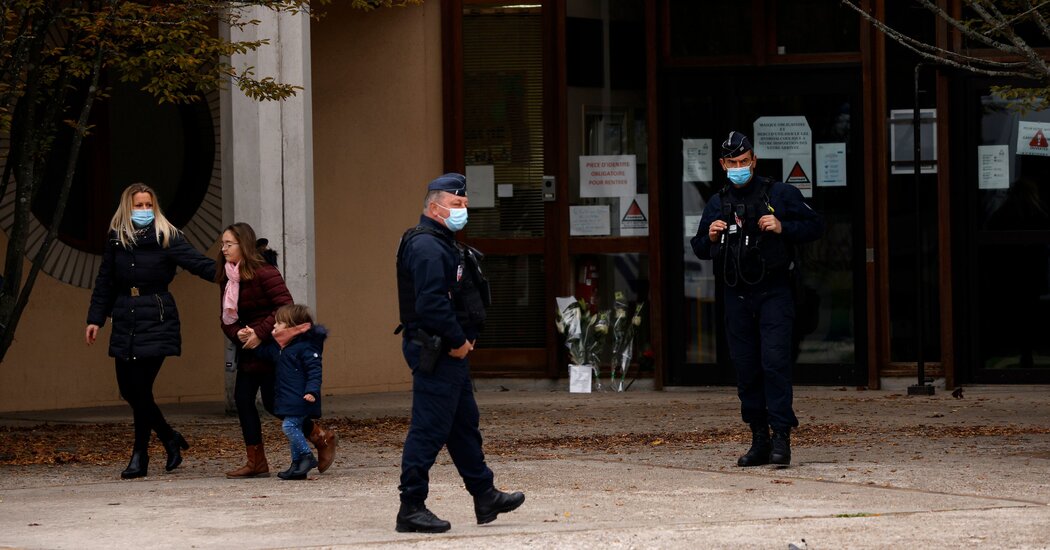 Suspect Stalked French School Before Beheading Teacher Officials Say Cbnc