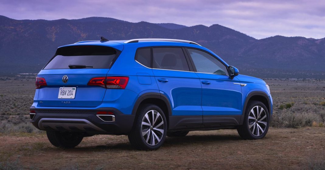 2022 Volkswagen Taos is a budget small SUV with upscale ambition - CBNC