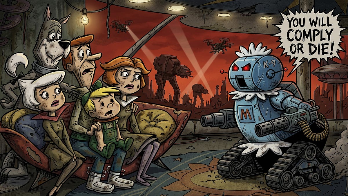 TechBeetle | The Jetsons, George Orwell Edition