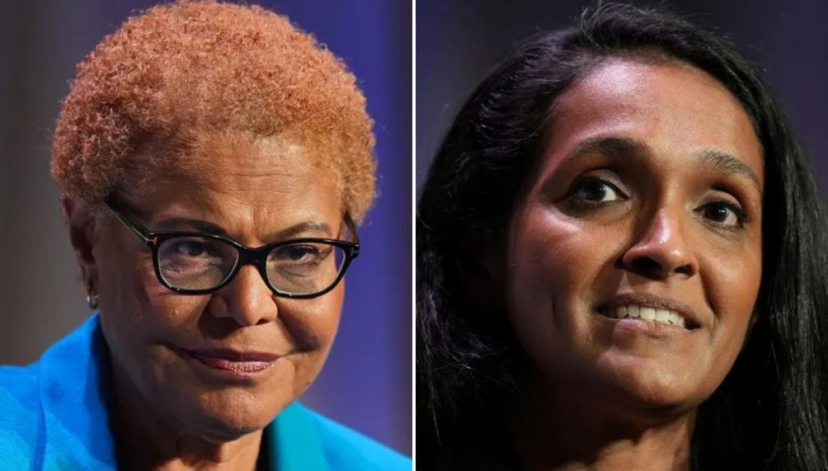 Karen Bass and Nithya Raman vie for Spencer Pratt’s voters